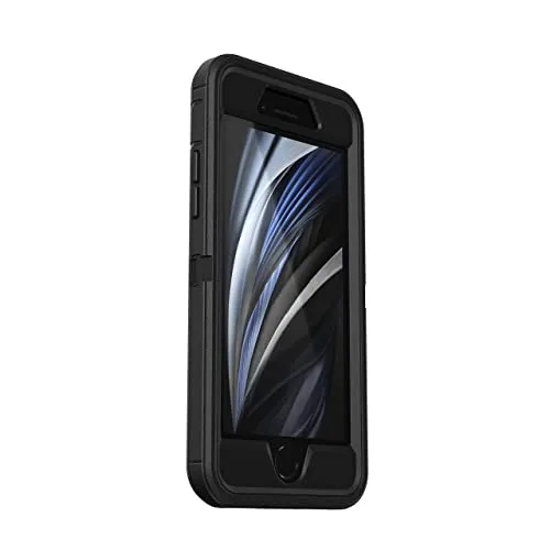 OTTERBOX DEFENDER SERIES Case for iPhone SE (2nd Gen - 2020) & iPhone 8/7 (NOT PLUS) - Retail Packaging - BLACK
