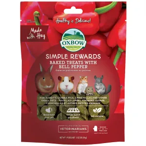 Oxbow Simple Rewards Baked Treat Bell Pepper