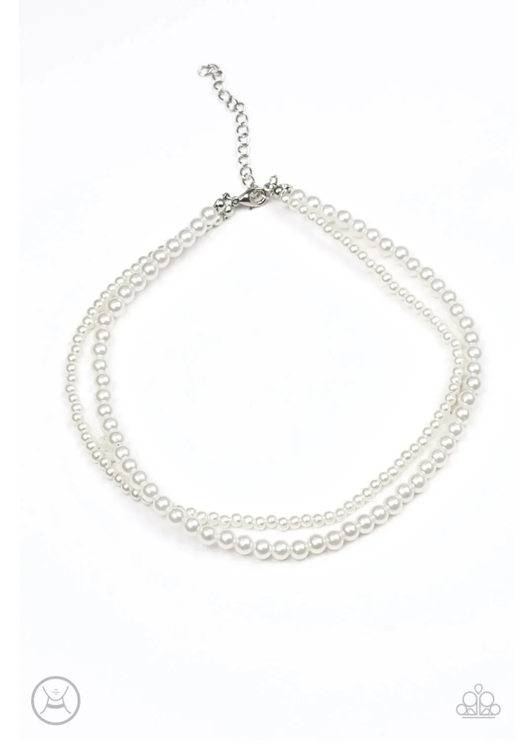 Paparazzi - Ladies Choice - White Pearl Choker