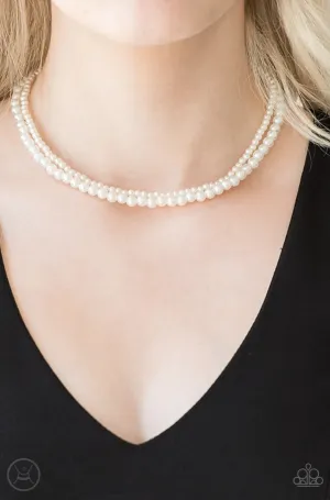 Paparazzi - Ladies Choice - White Pearl Choker