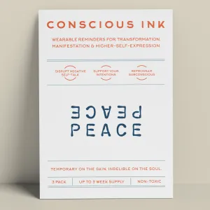 PEACE PEACE Manifestation Tattoo