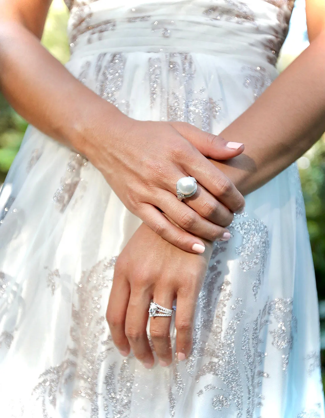Pearl & Diamond Statement Ring
