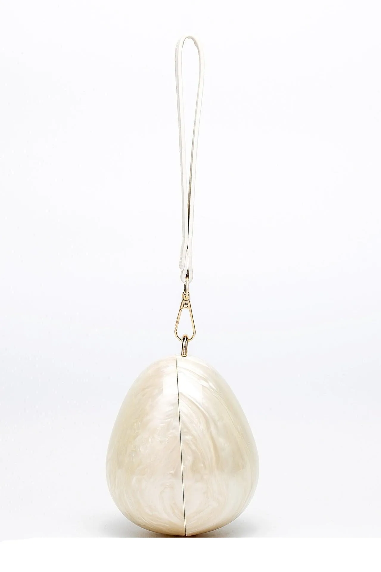 Pearl Strap Egg Bag