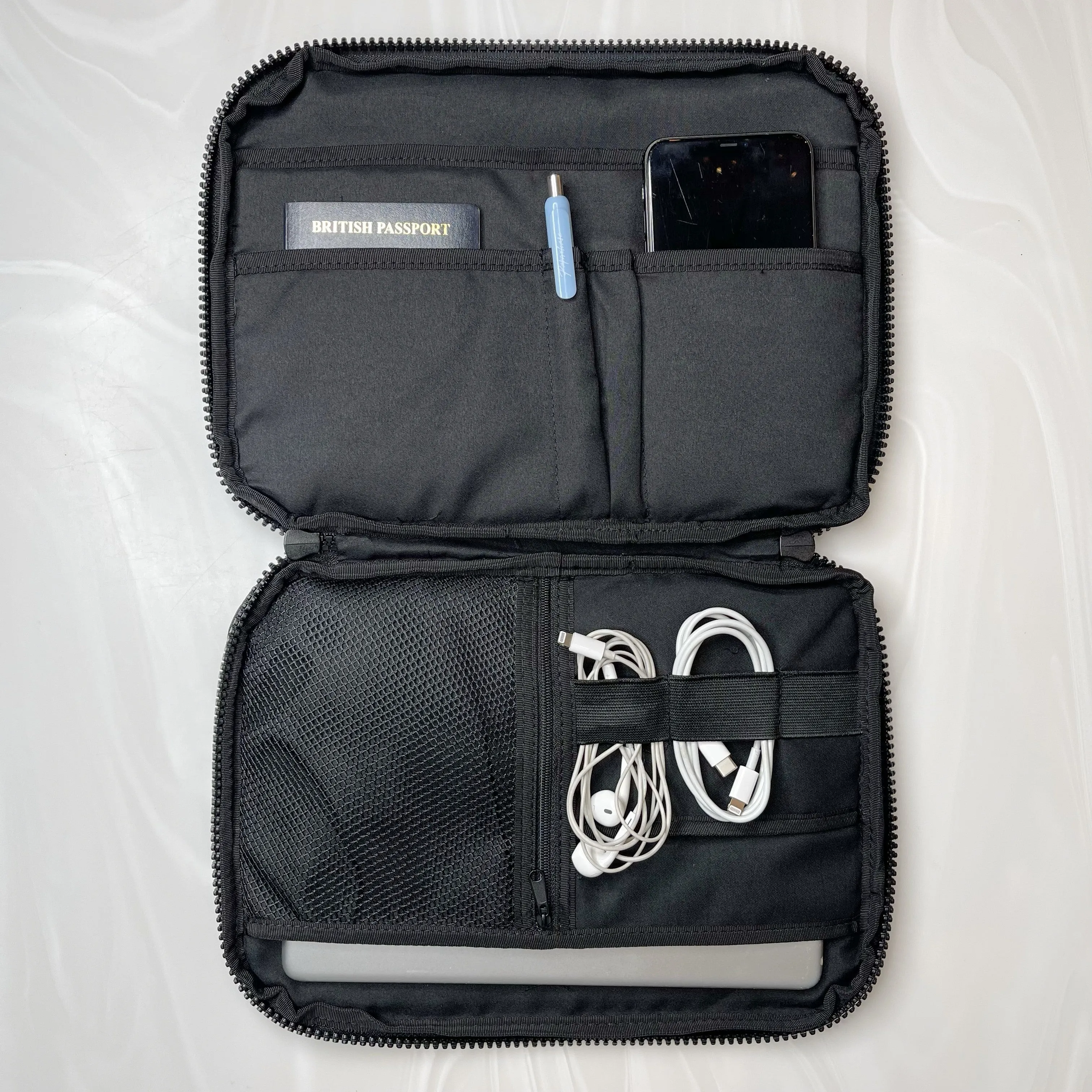 Personalised Tech Organiser With Initials