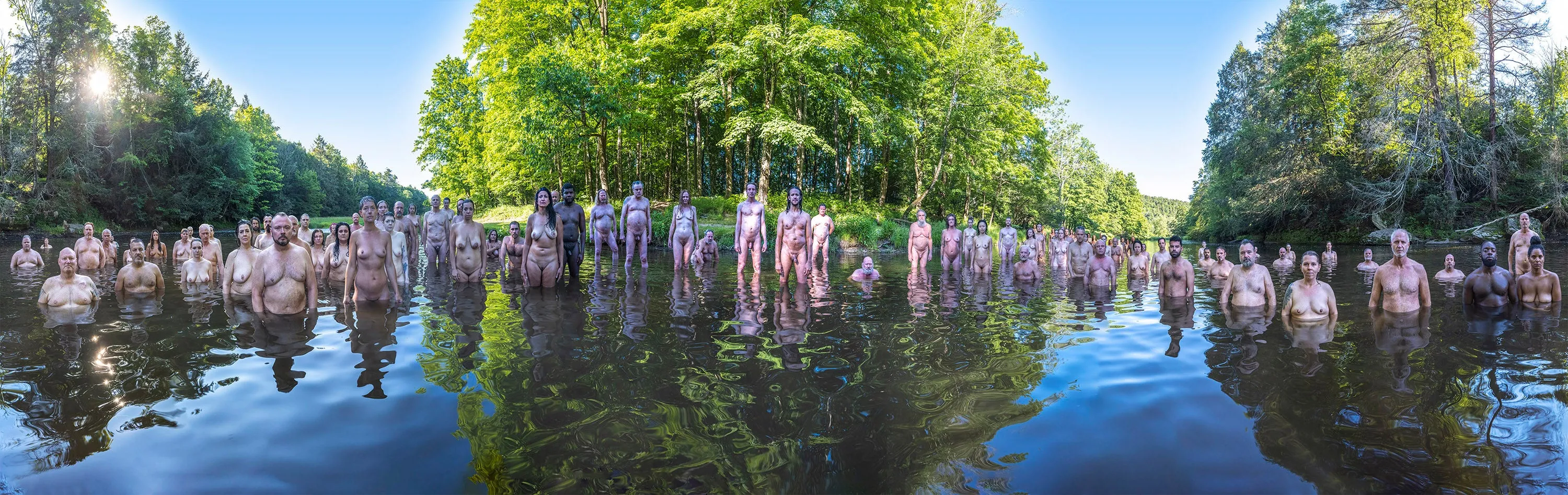 Phil Buehler   Spencer Tunick, "Wild Wander River"