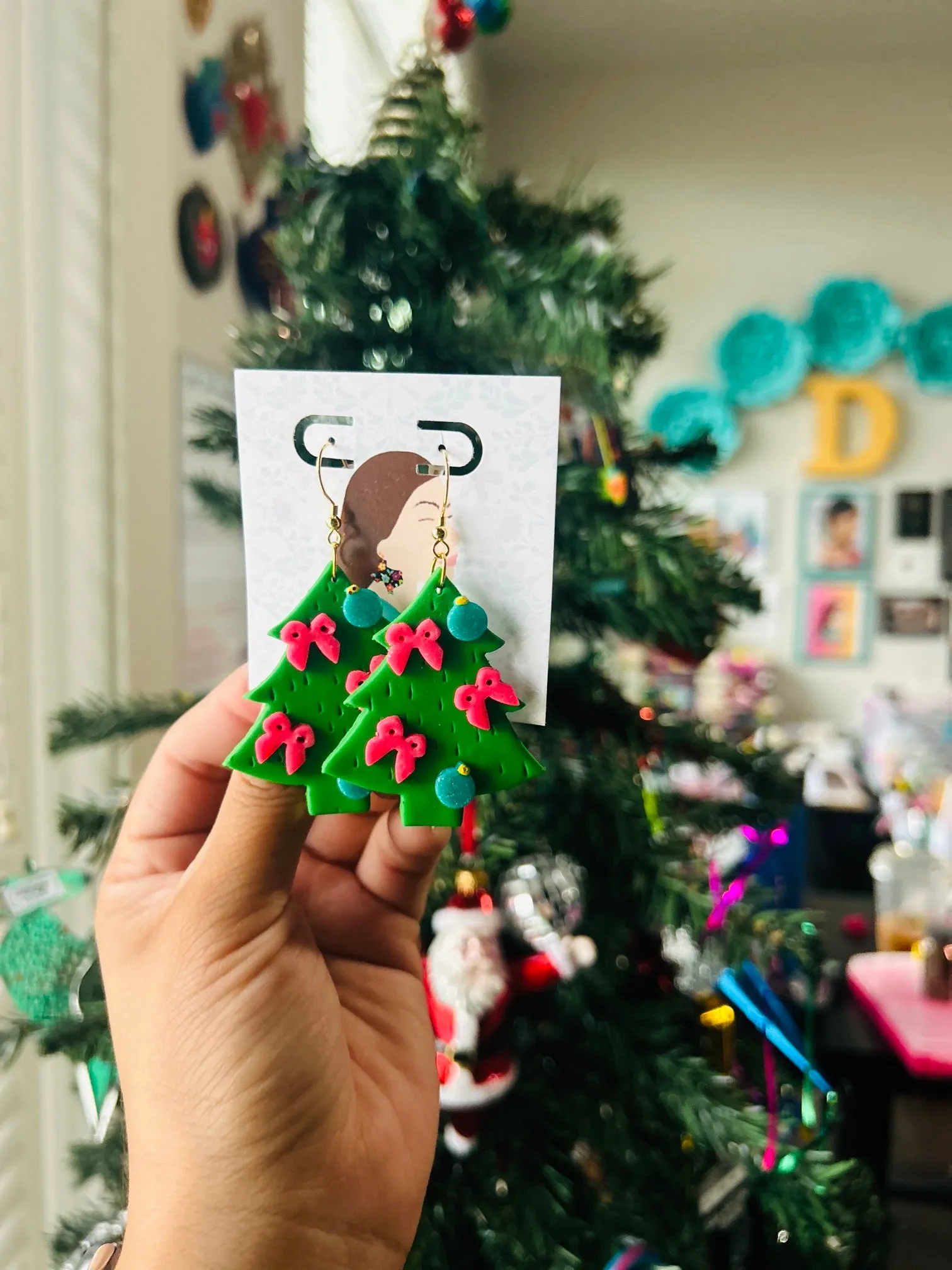 Pink Bows Christmas Tree