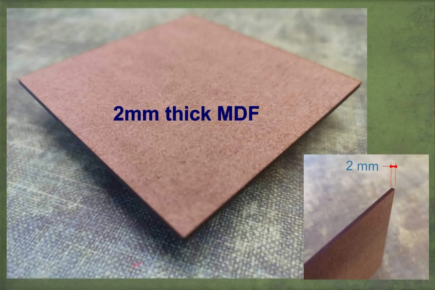Playing card symbols - 2mm MDF