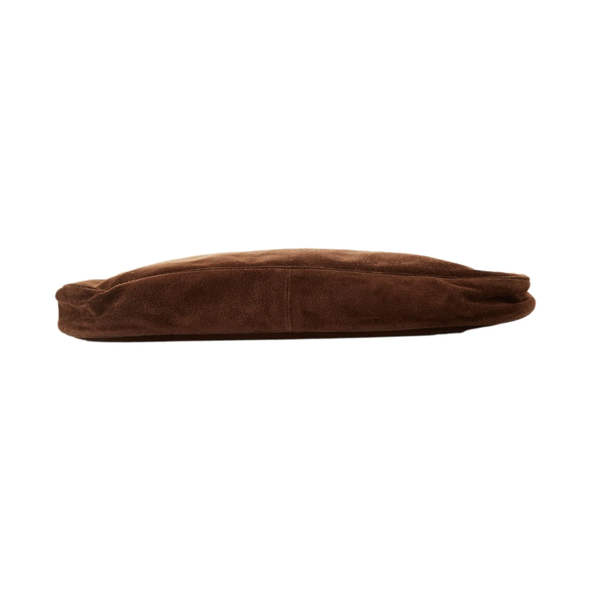 Prada Brown Suede Shoulder Bag