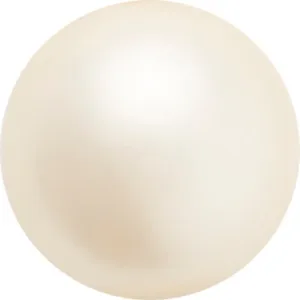Preciosa 131 10 011 Round Pearl MAXIMA 1H, Pearl Effect Cream (71000)