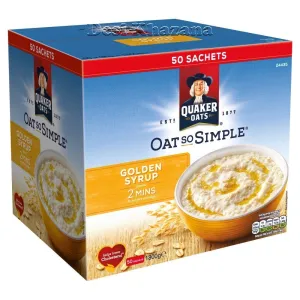 Quaker Oat So Simple Golden Syrup (50 Sachets)