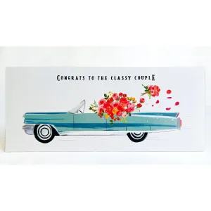 "Congrats to the Classy Couple!" Card