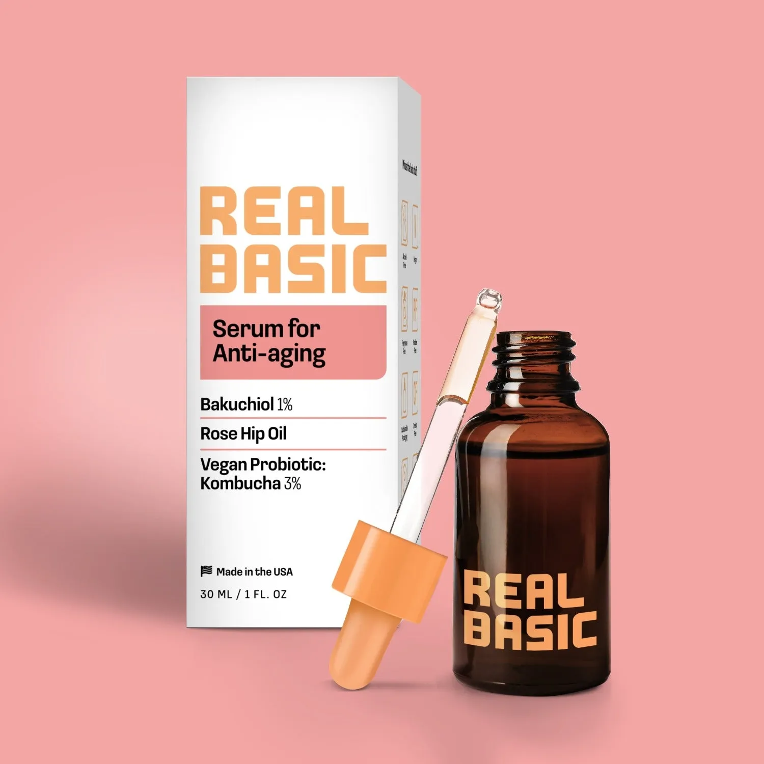 Real Basic Facial Serum for Anti-Aging 1 oz.