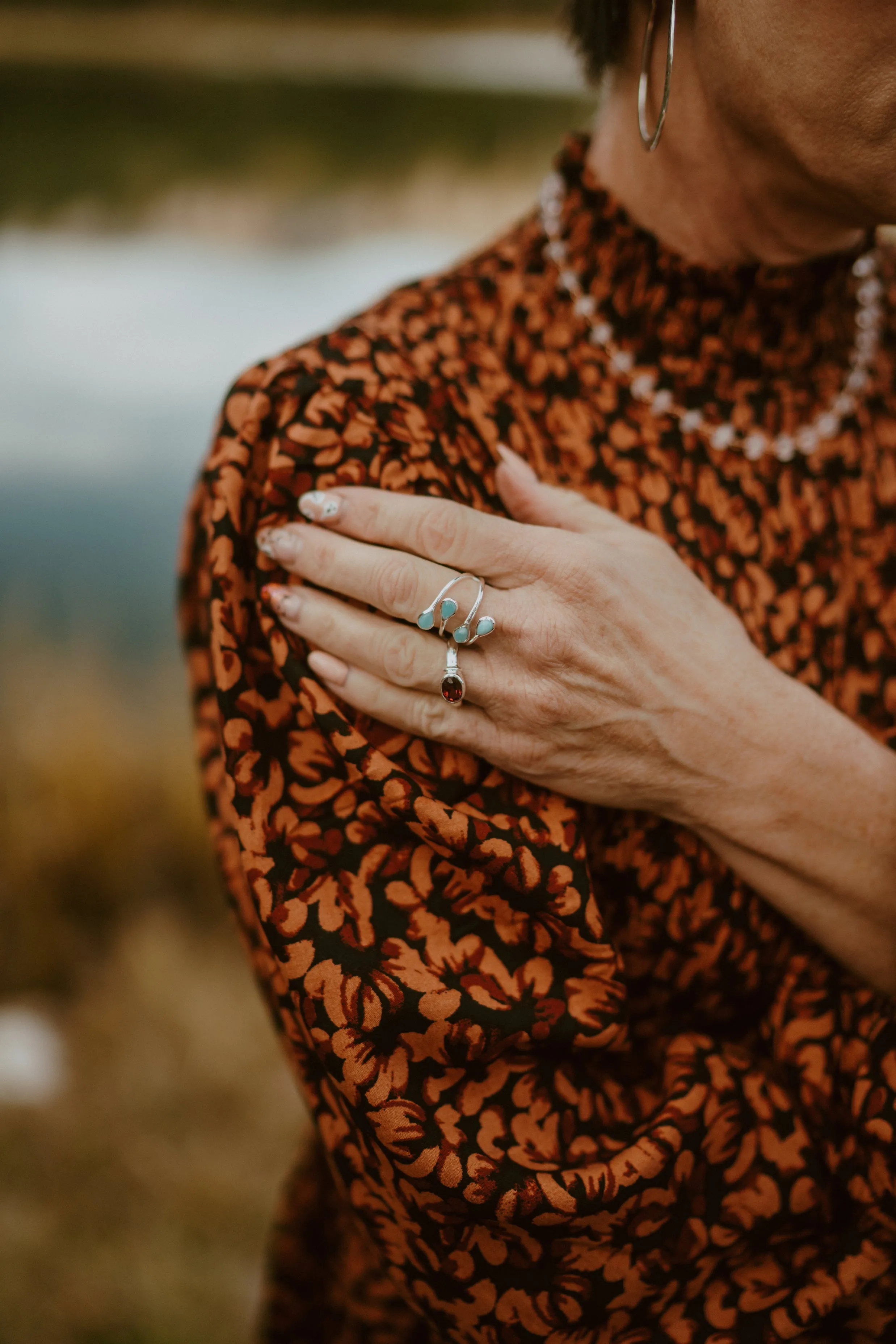 Red Robbie Ring | Red Garnet