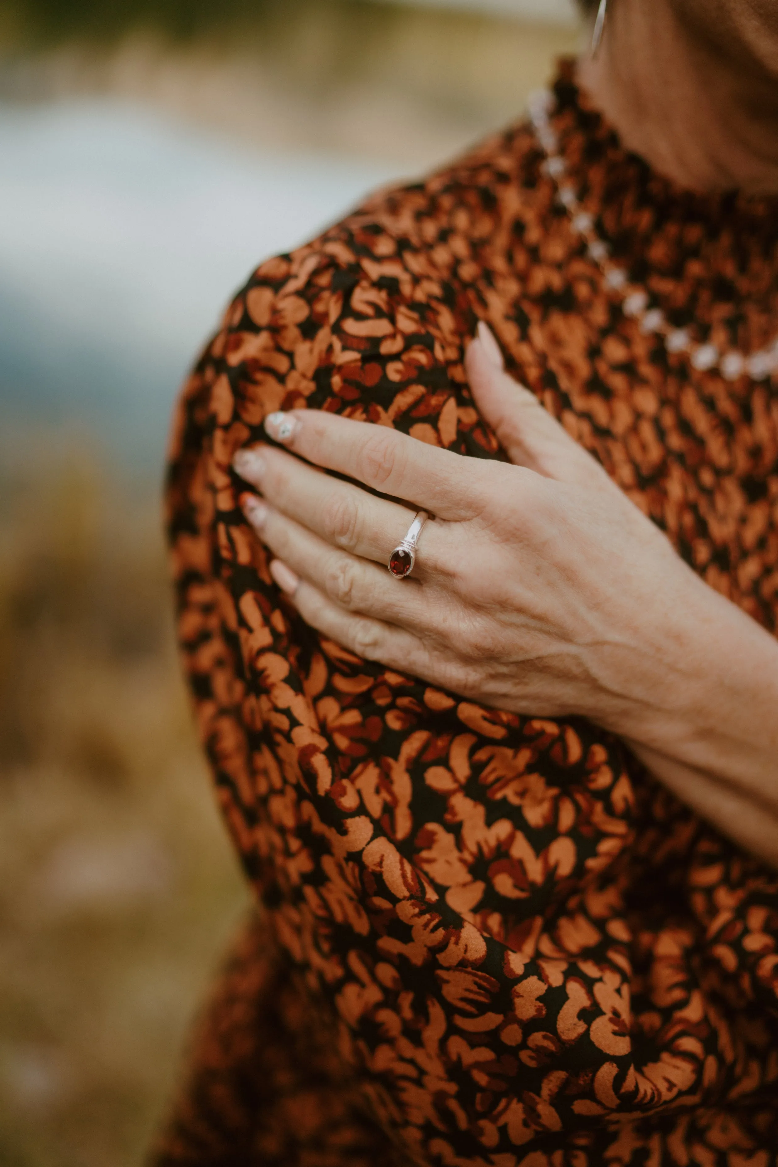Red Robbie Ring | Red Garnet