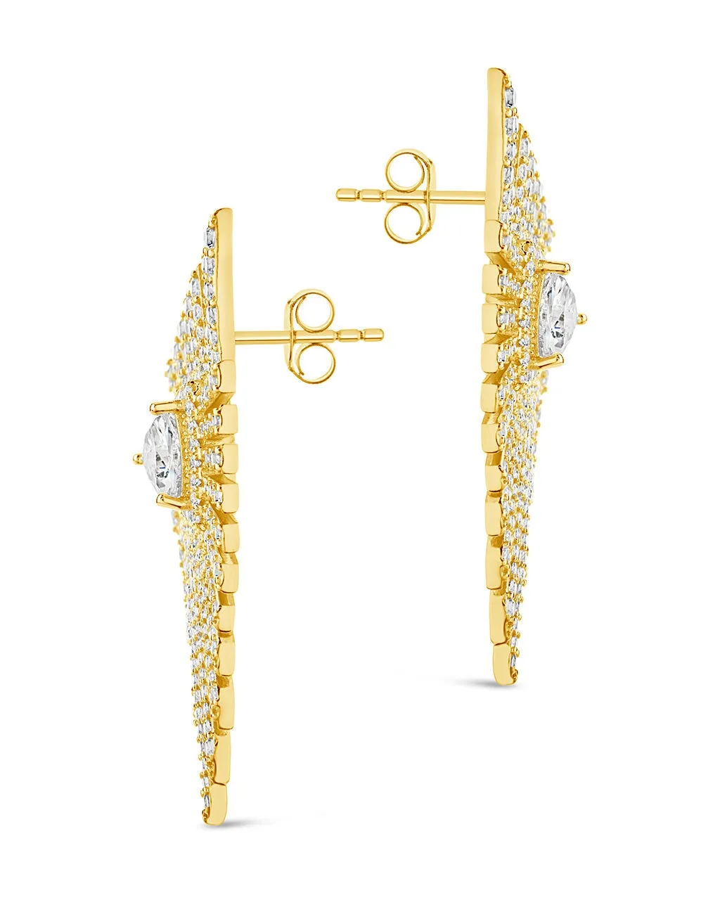 Rosanne CZ Statement Stud Earrings