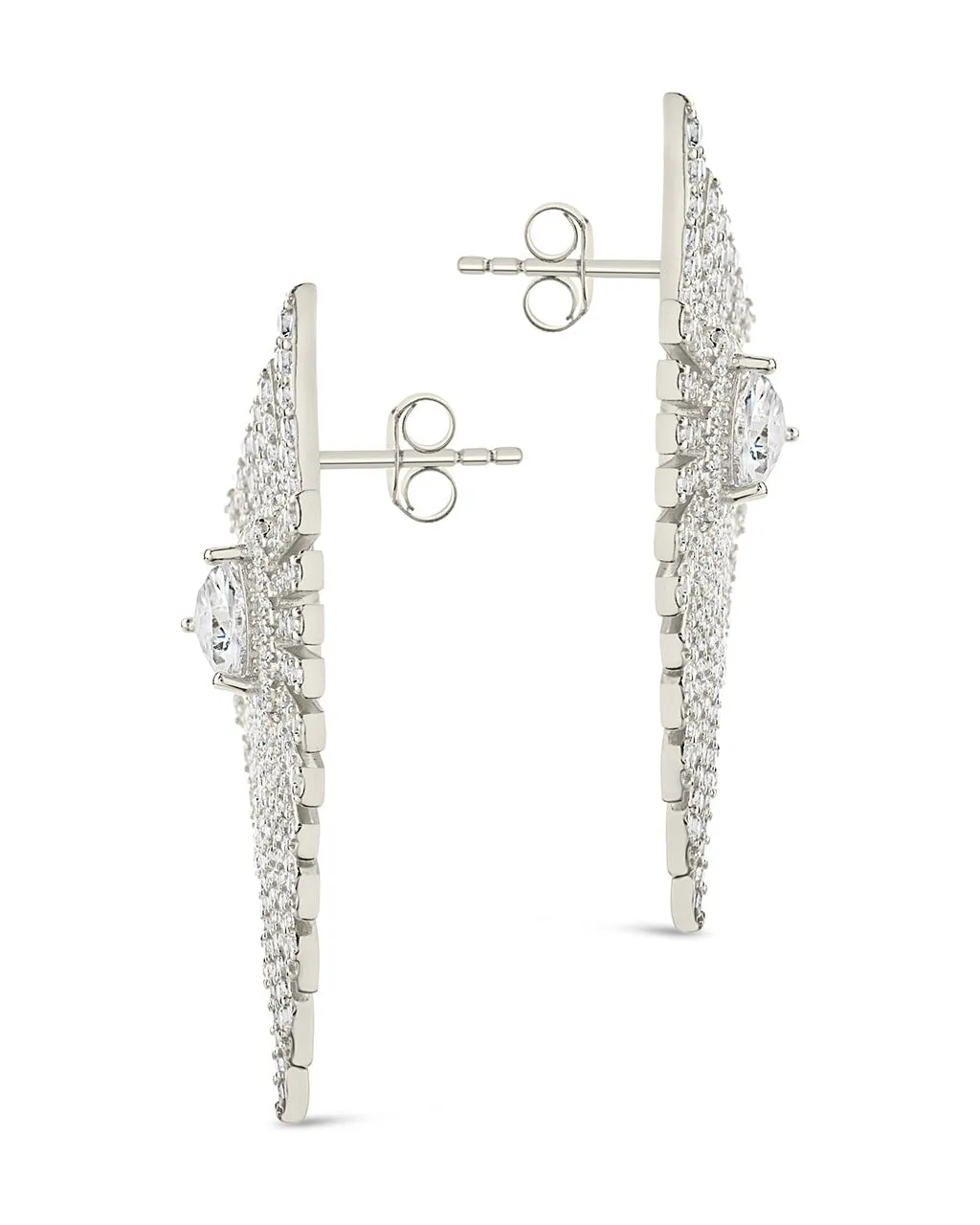 Rosanne CZ Statement Stud Earrings