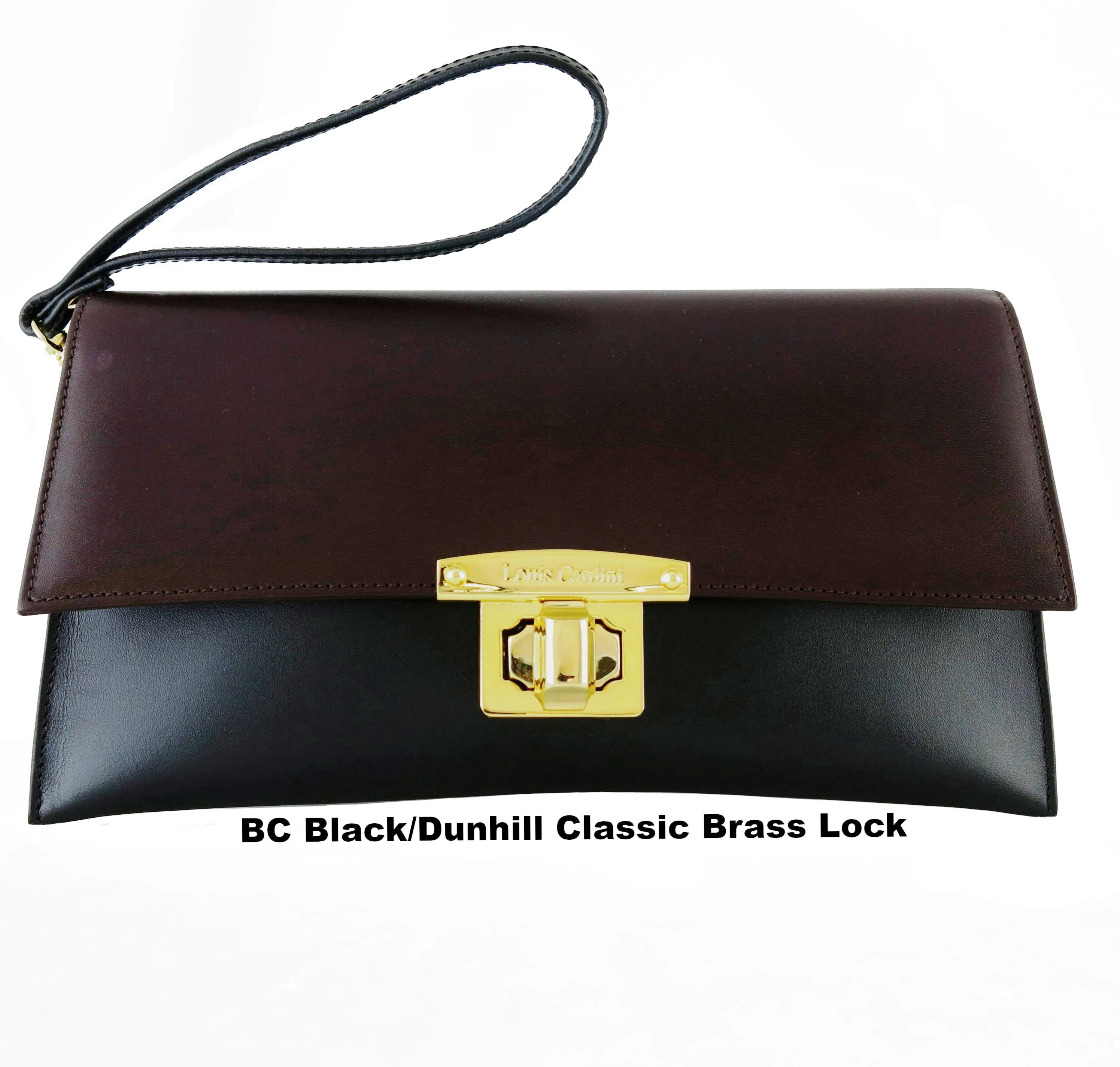 ROXANE- Clutch. (So classy, elegant, minimalist: « a must » Bi colour or Self)