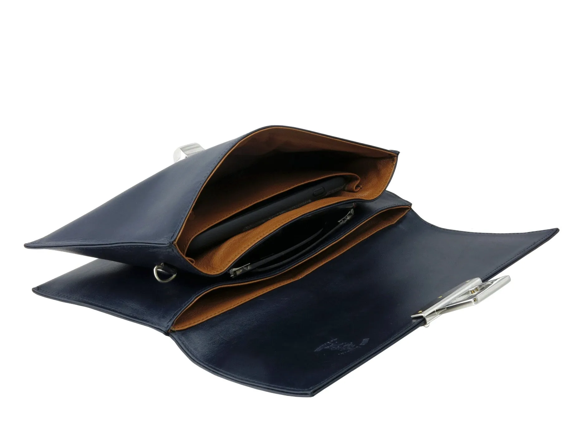 ROXANE- Clutch. (So classy, elegant, minimalist: « a must » Bi colour or Self)