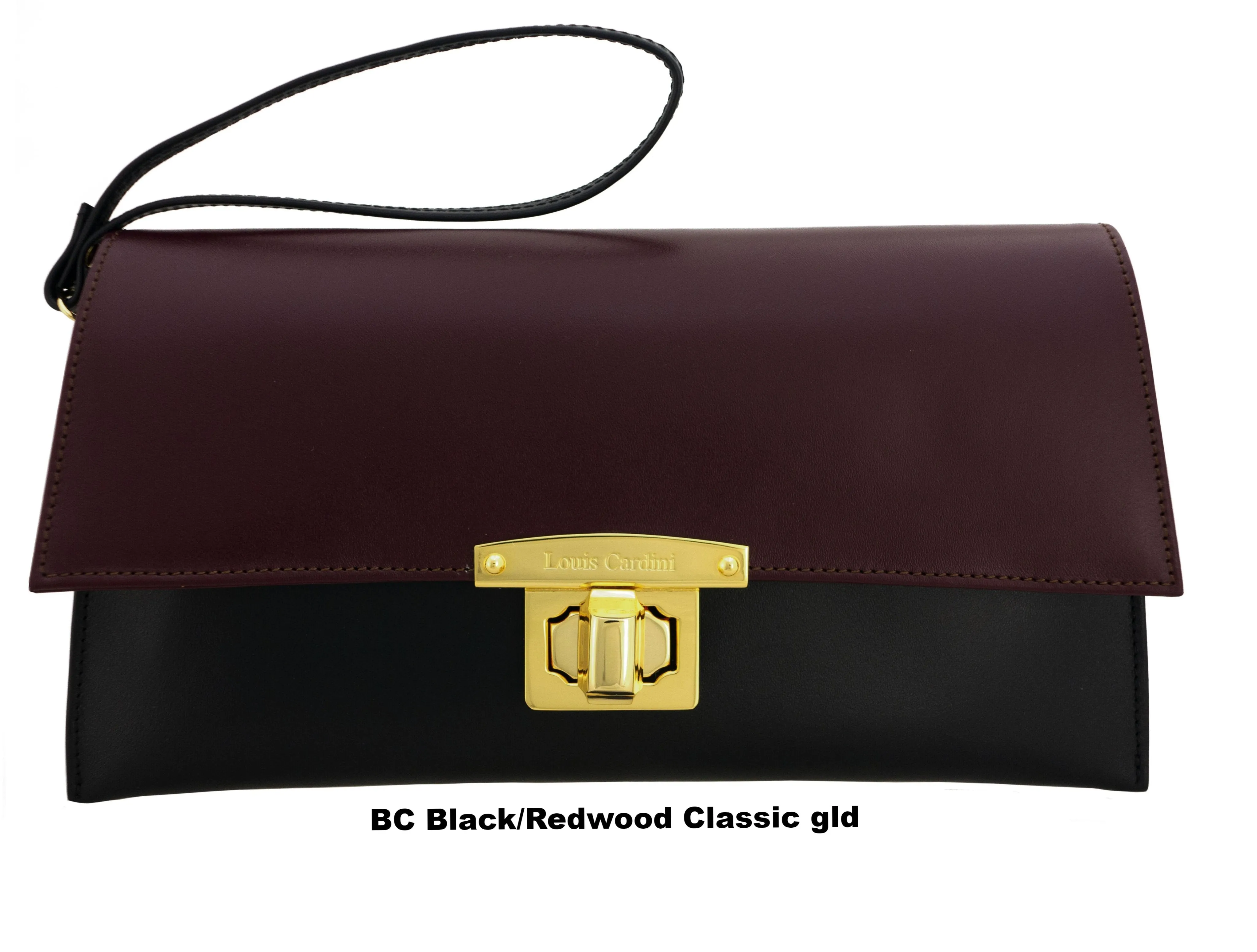 ROXANE- Clutch. (So classy, elegant, minimalist: « a must » Bi colour or Self)