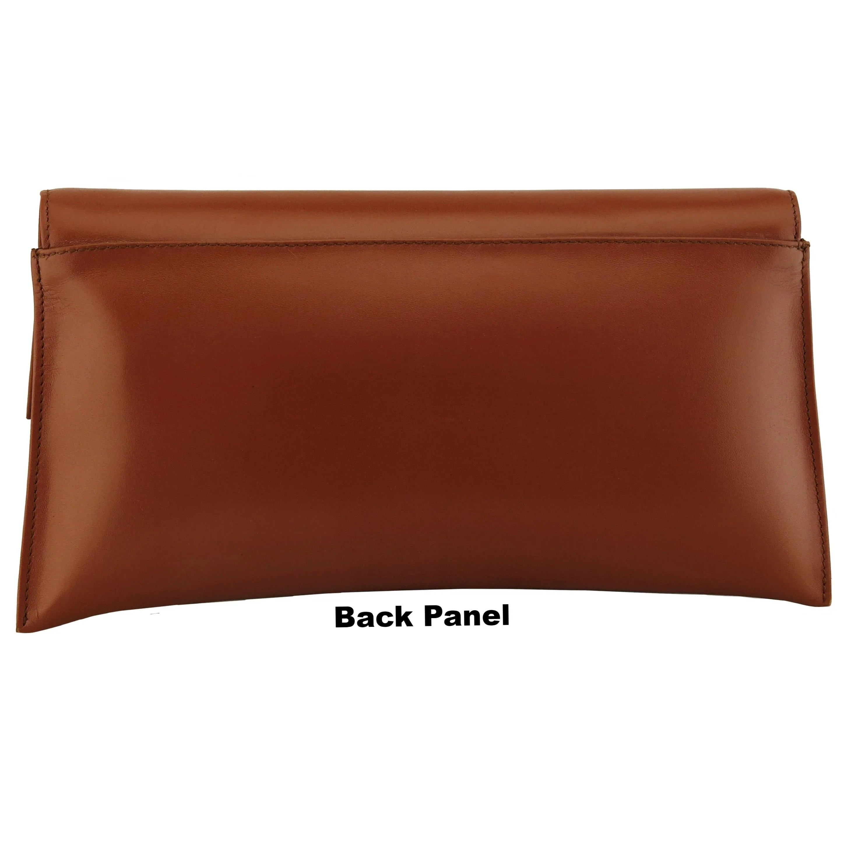 ROXANE- Clutch. (So classy, elegant, minimalist: « a must » Bi colour or Self)
