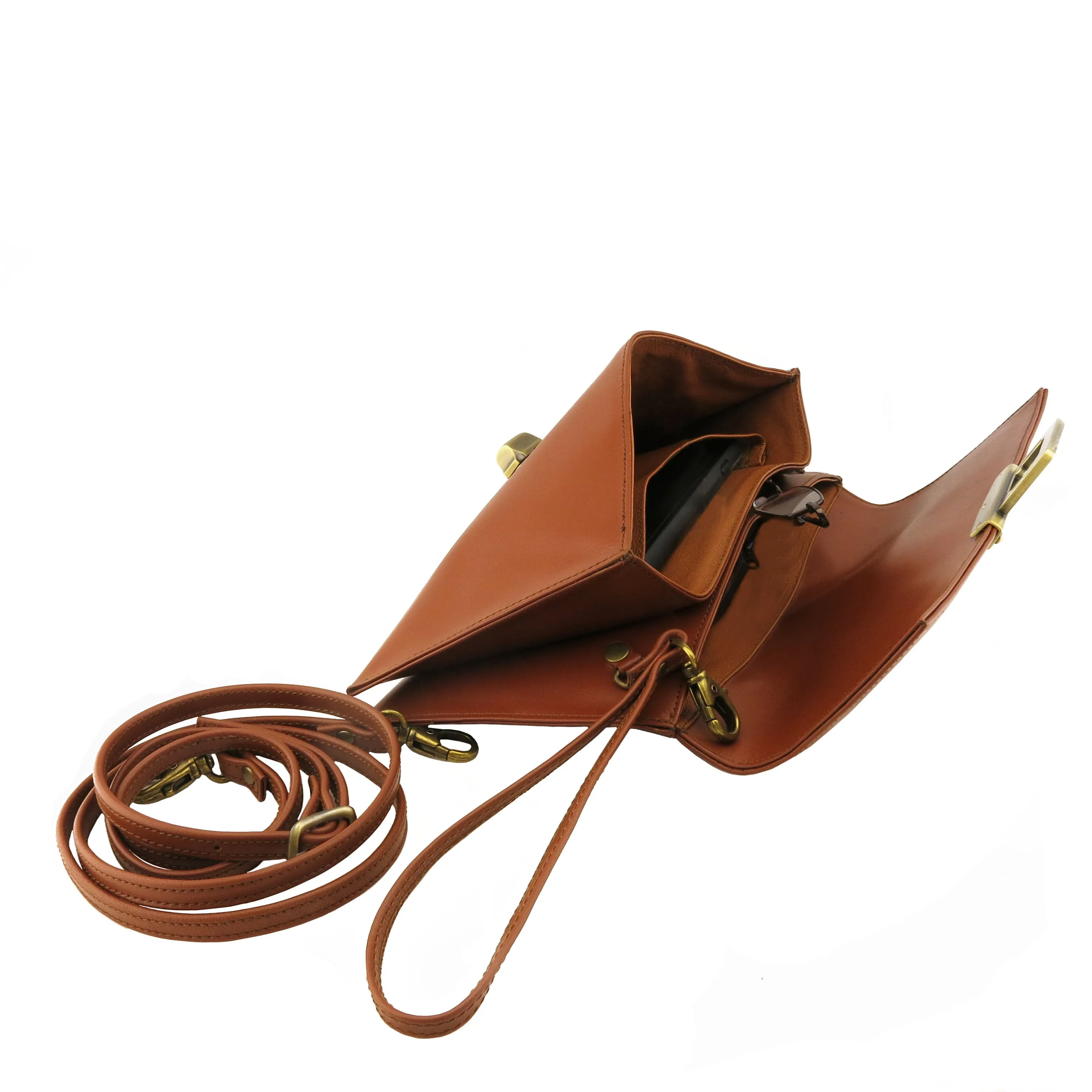 ROXANE- Clutch. (So classy, elegant, minimalist: « a must » Bi colour or Self)