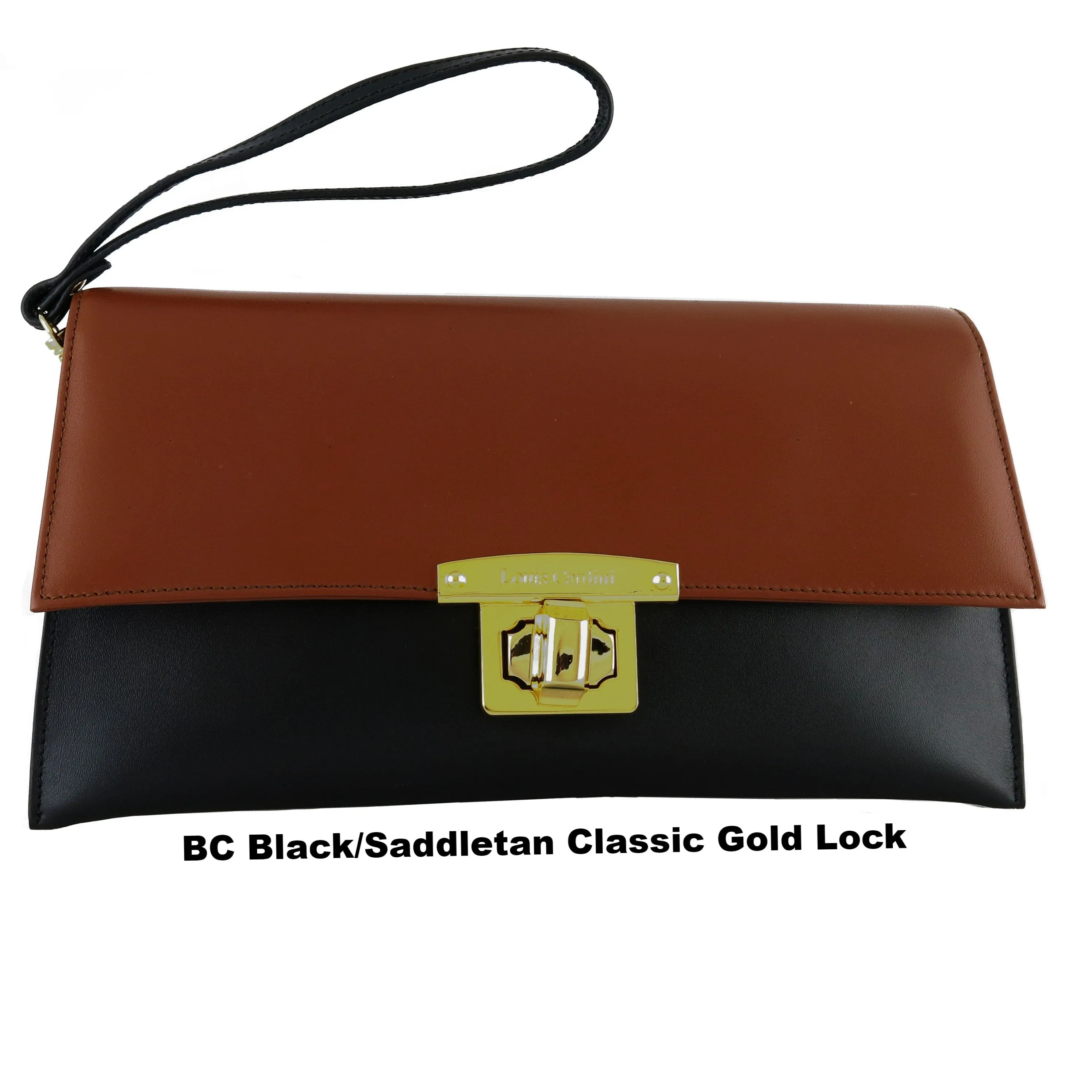ROXANE- Clutch. (So classy, elegant, minimalist: « a must » Bi colour or Self)