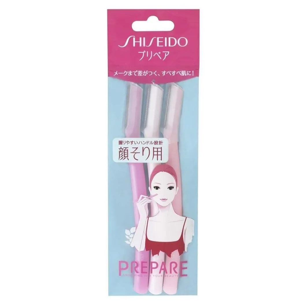 Shiseido - Prepare Facial Razor - 3 pack