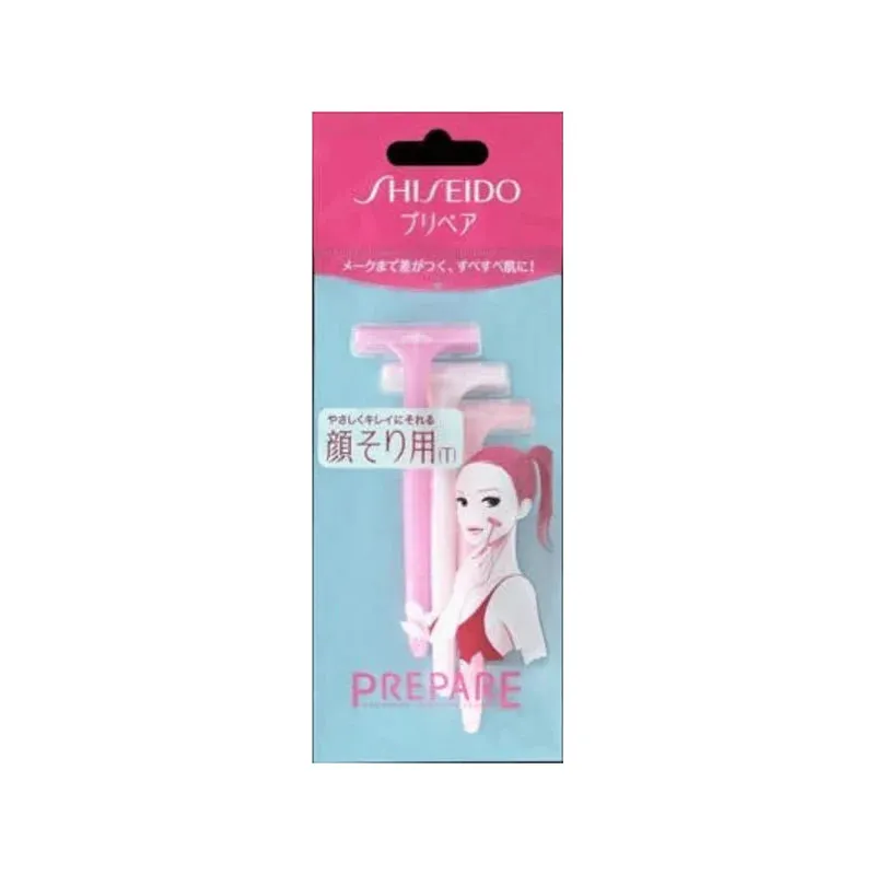 Shiseido - Prepare Facial Razor - 3 pack