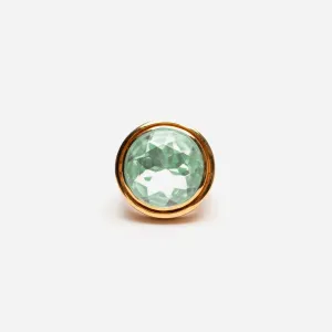 Signet Green Amethyst Ring