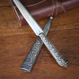 Silver-Plated Letterknife & Sheath