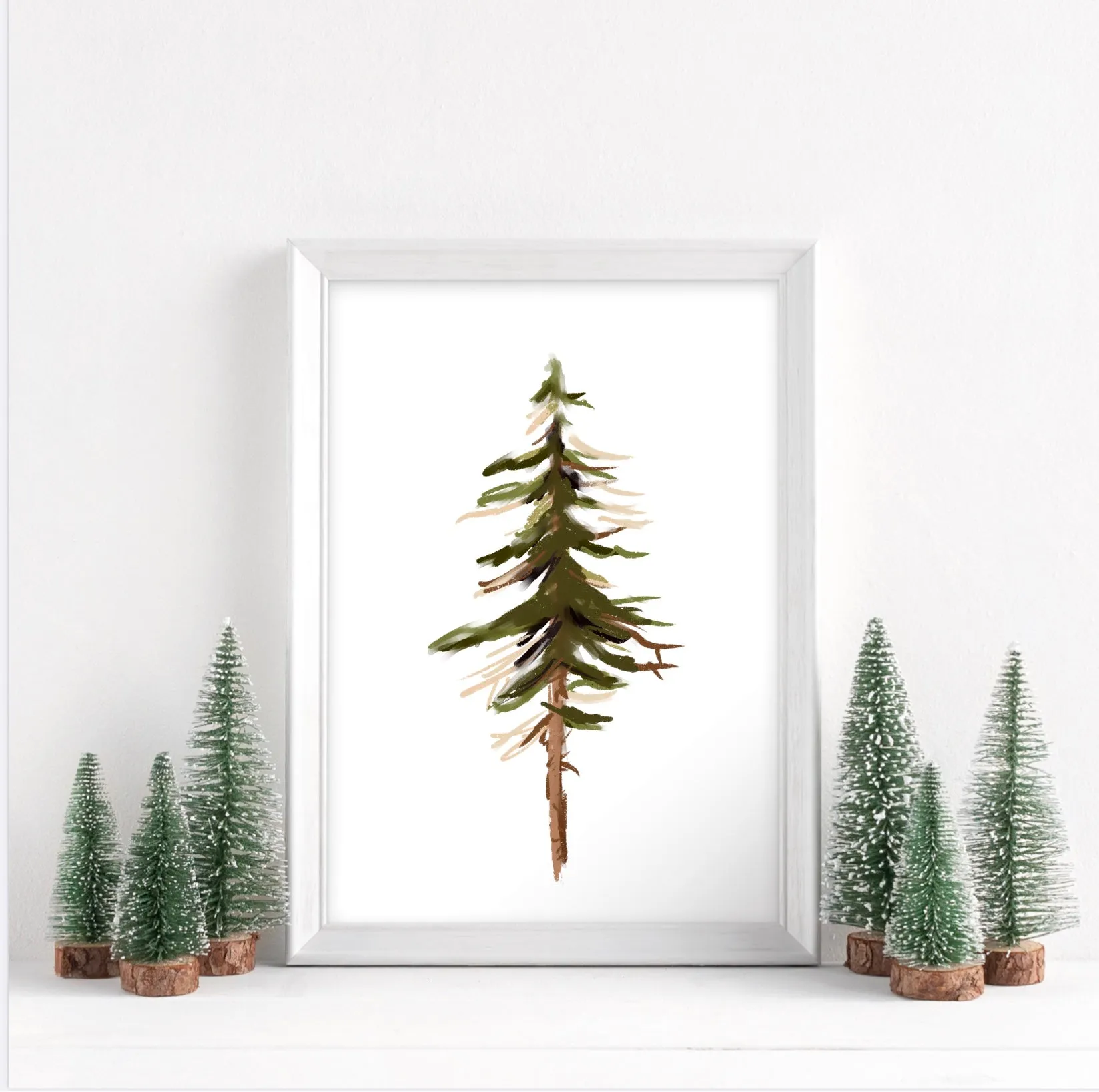 SIMPLE PINE TREE - Art Print