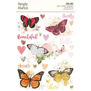 Simple Stories - Simple Vintage Essentials Color Palette - Rub Ons
