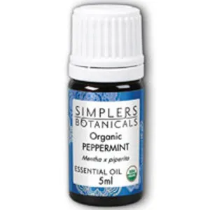 Simplers Botanicals Organic Peppermint 5 Ml