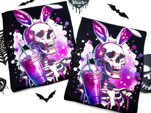Skelly Bunny  - Unisex Short Sleeve Tee