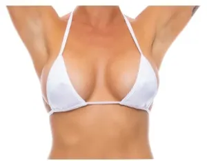 Skinny Triangle Top - White