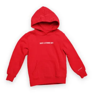 Slogan Statement Hoodie - Red