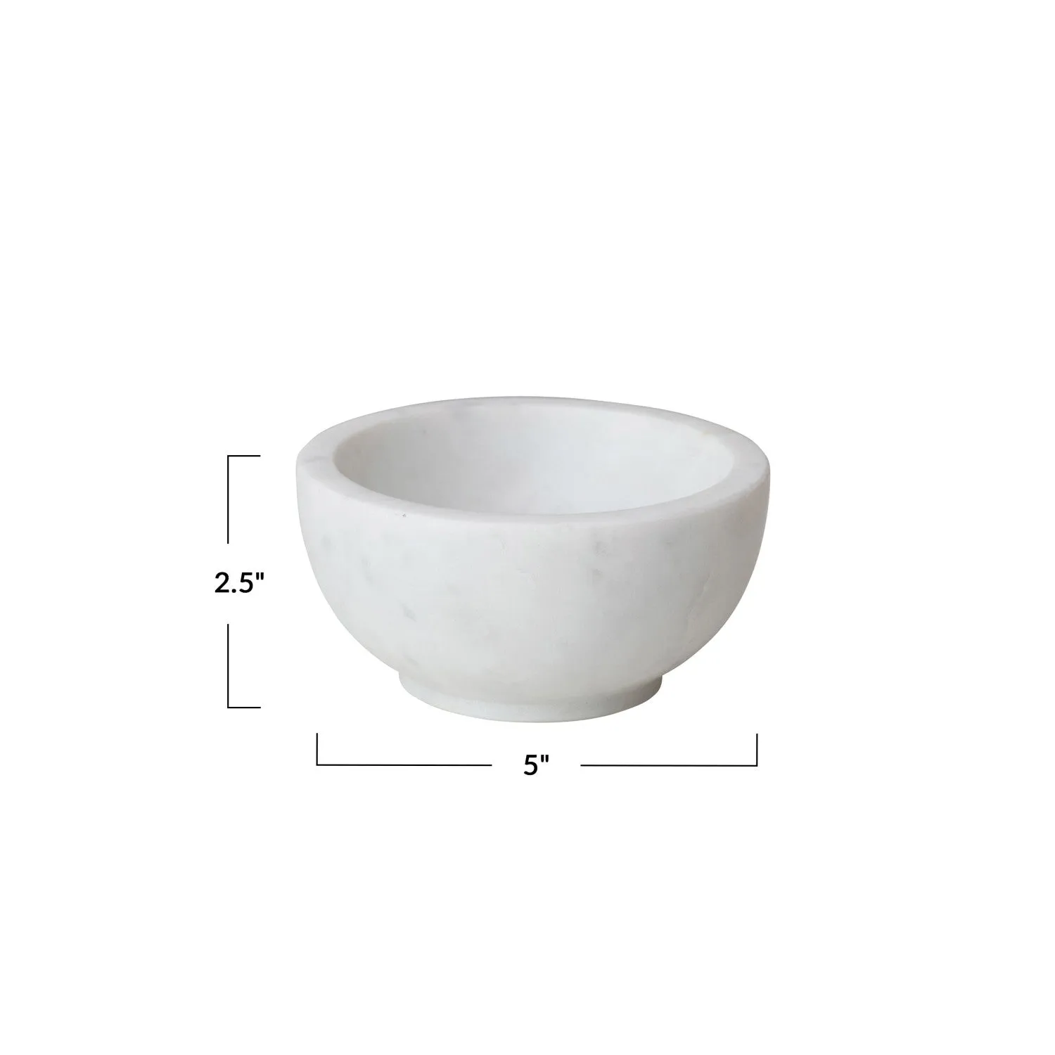 Small White Marble Bowl