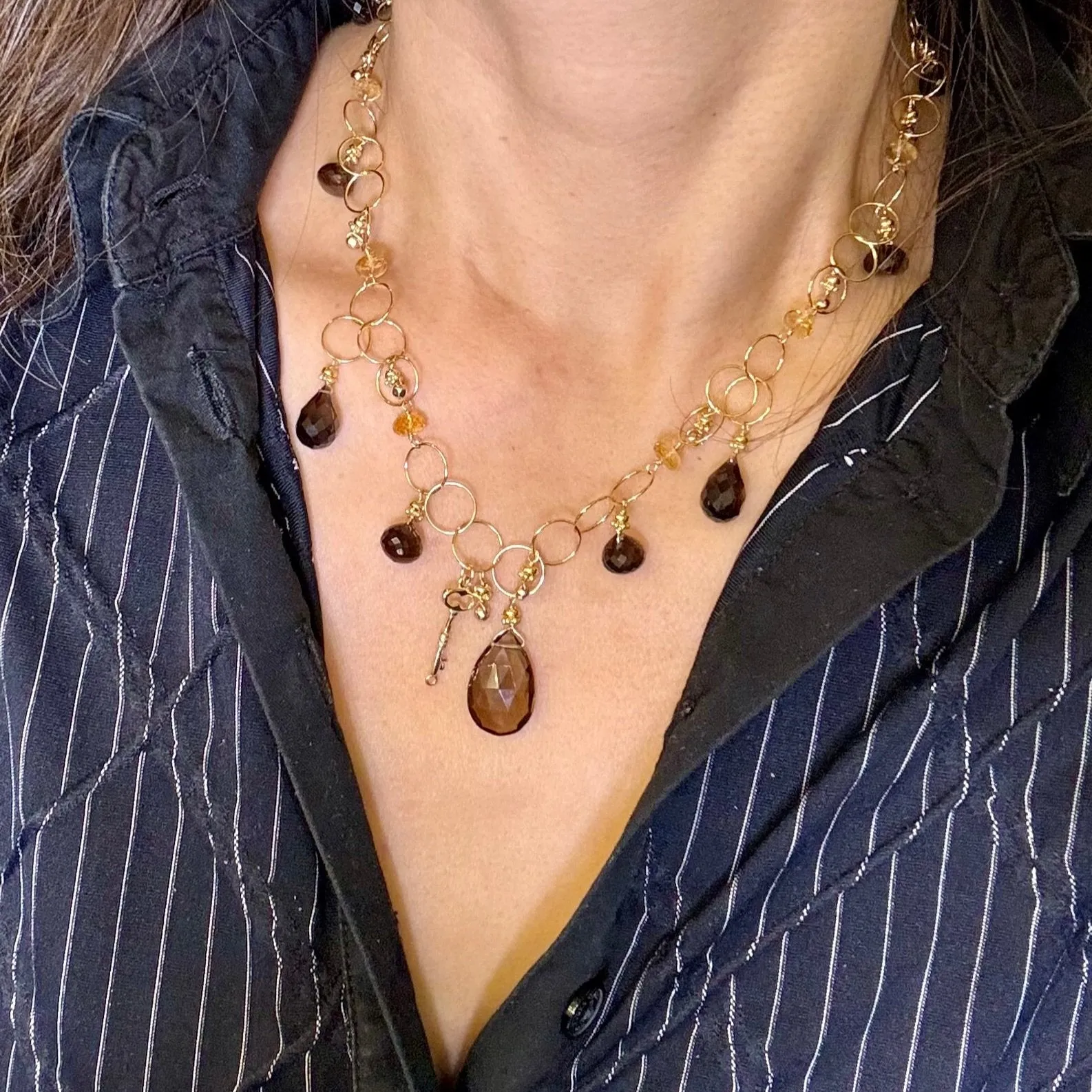 Smoky Quartz Necklace
