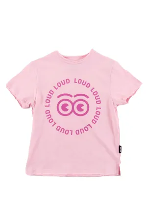 Soft pink t-shirt by Loud