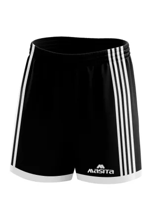 Solo Gaelic Shorts Black/White Adult