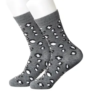 Spots Grey Women's Socks