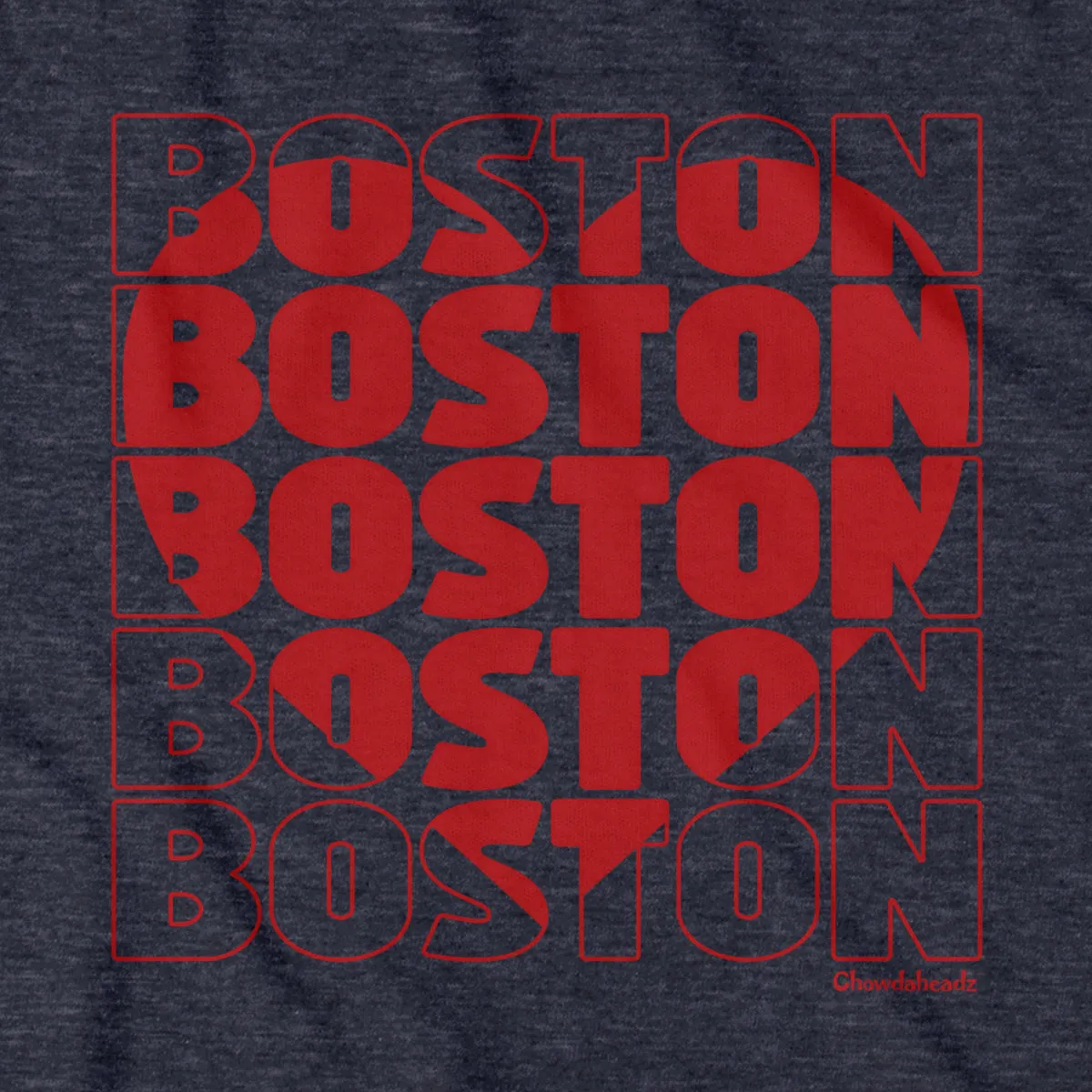 Stacked Boston Heart T-Shirt