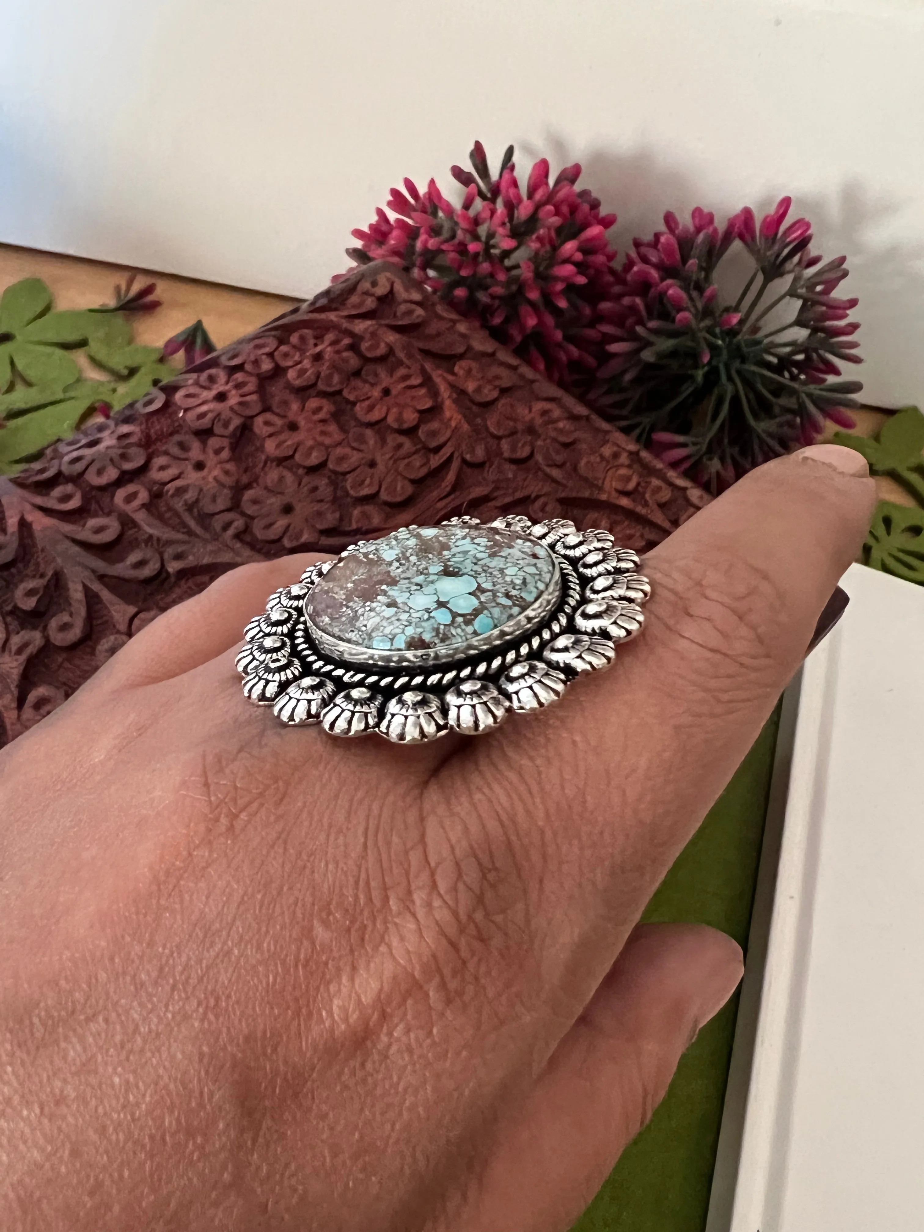 Statement Natural Gemstone Ring