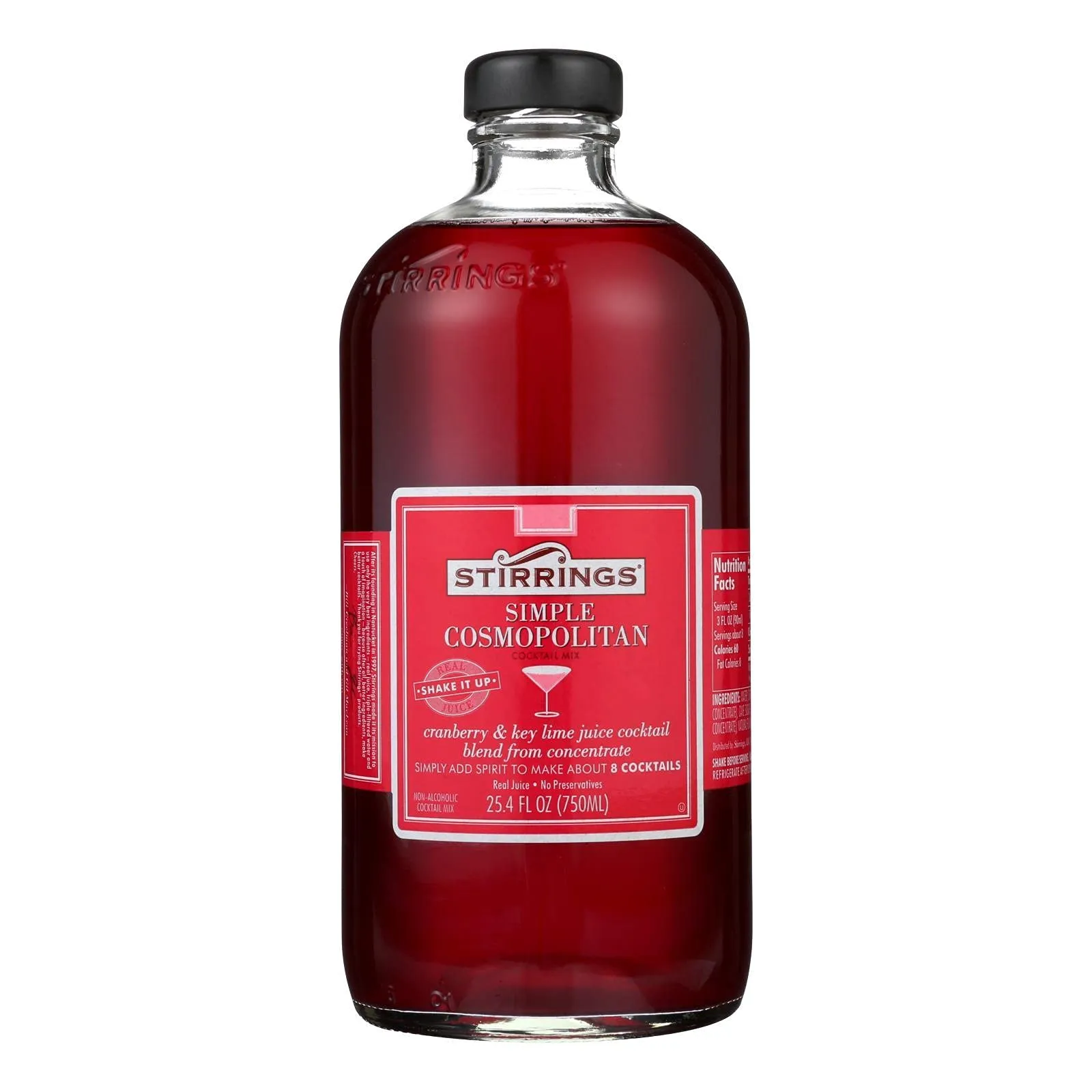 Stirrings Simple Cosmopolitan Cocktail Mix 750ml