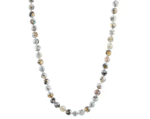 Stripe agate necklace
