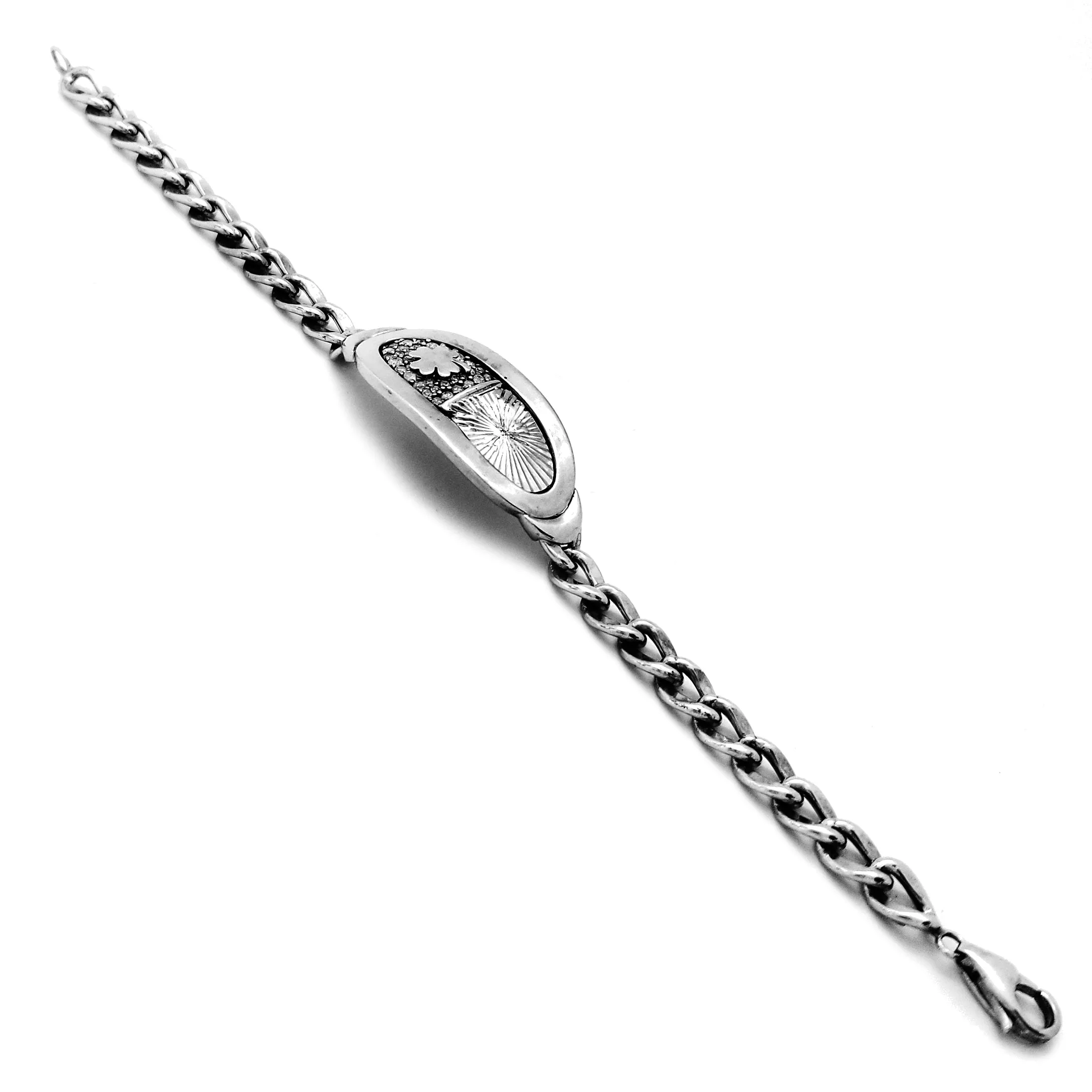 Sun & 4-Leaf-Clover Bracelet (18K)