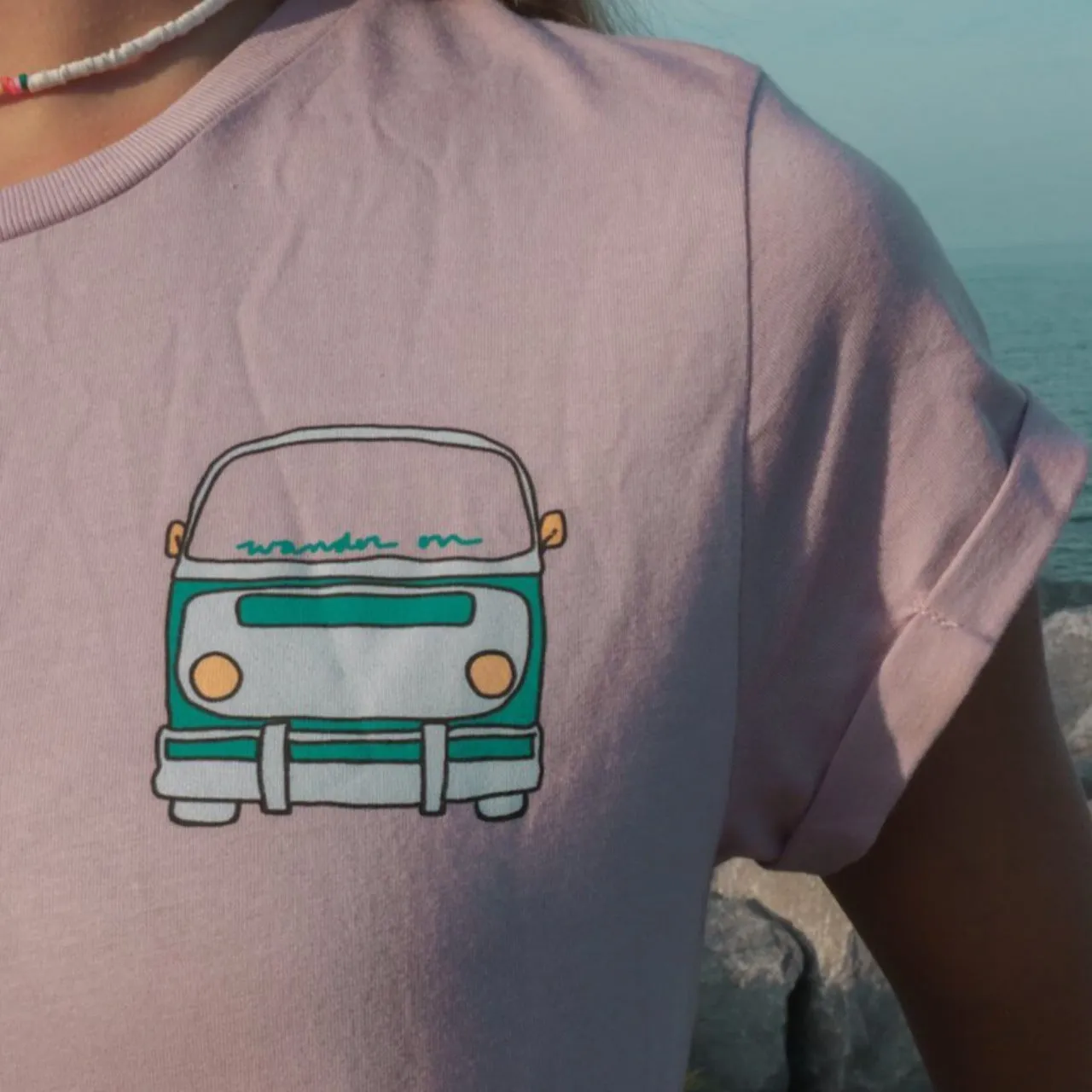 Surf Van Rolled Sleeve Tee