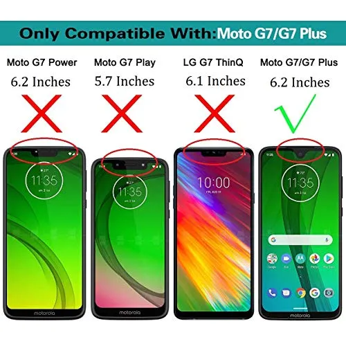SURITCH Case for Moto G7 / Moto G7 Plus,[Built-in Screen Protector] Rose Gold Marble Full-Body Protection Shockproof Rugged Bumper Protective Cover for Motorola Moto G7 / Moto G7 Plus (Gold Marble)