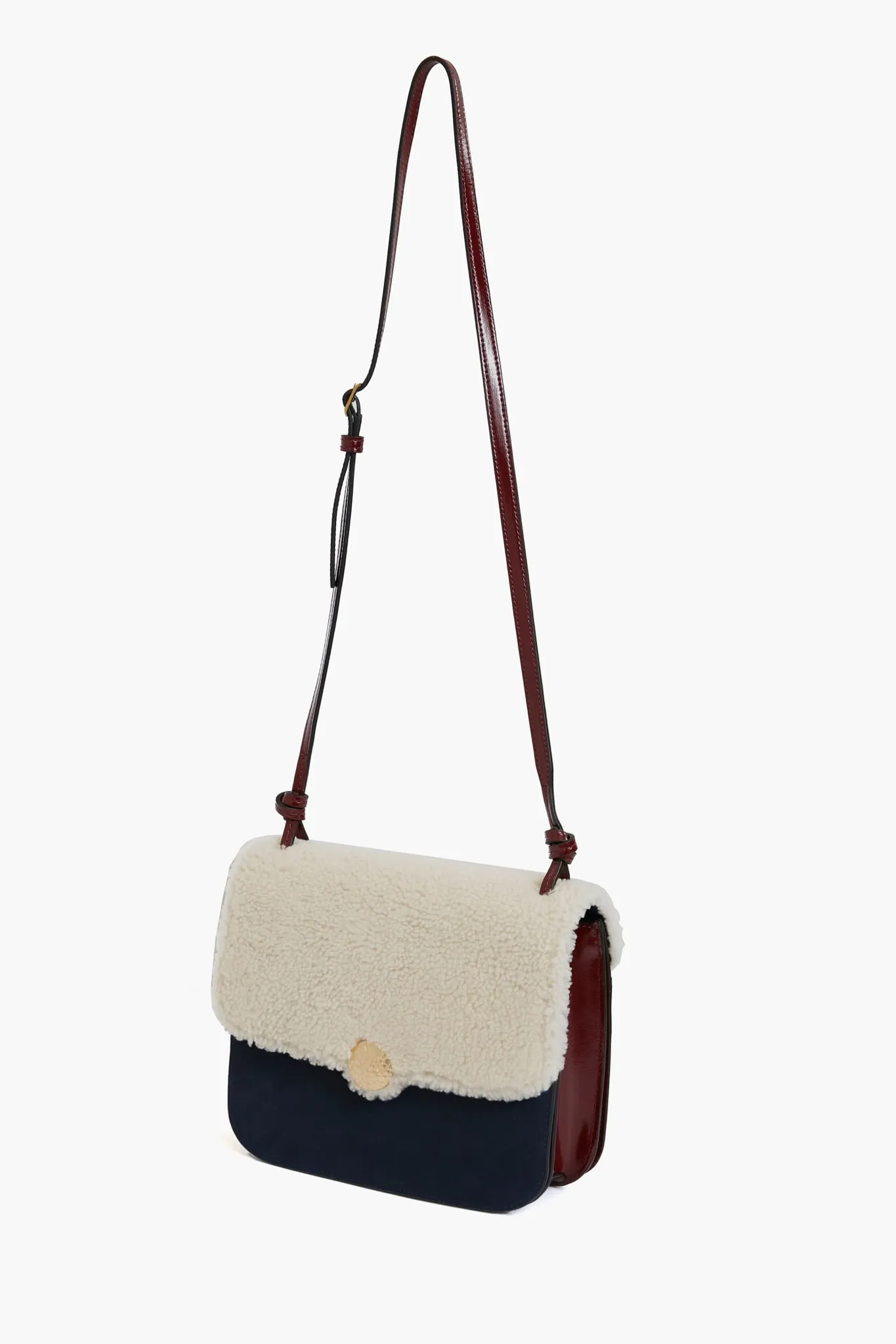 Tess Shearling Crossbody Bag