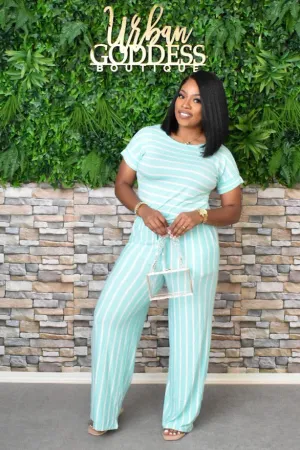 The “Classy Girl” Mint Jumpsuit